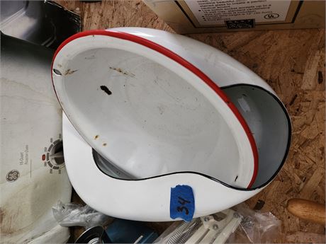 Bed Pan and Bowl