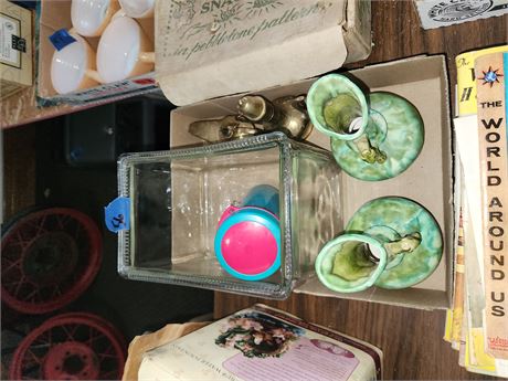 Incense burners, dealer tupperware piece