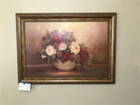 Large Floral Wall Deco