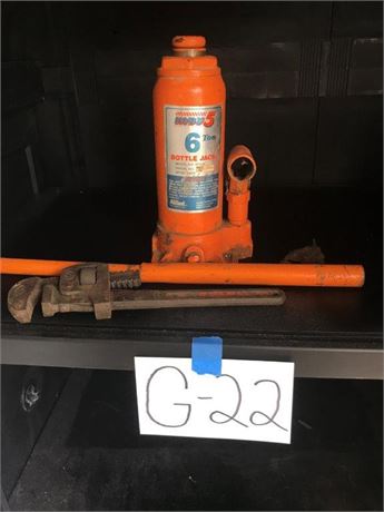 6 Ton Bottle Jack & Wrench