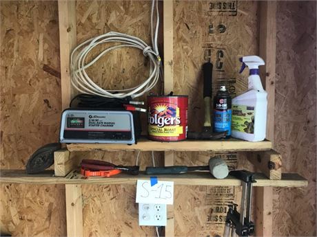 Content of Shed Shelf (Wall)