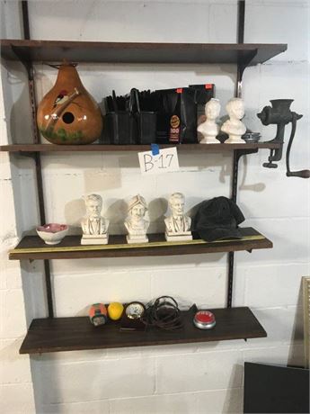 Content of Basement Wall Shelf