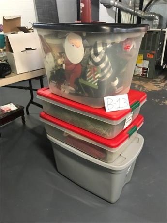 4 Containers of Christmas Misc. (#2)