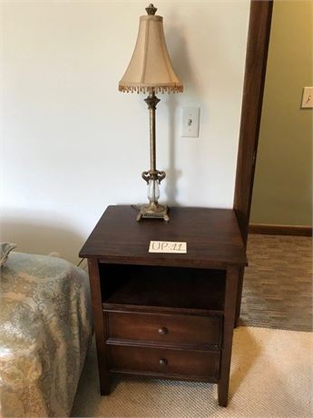 Nightstand with Lamp