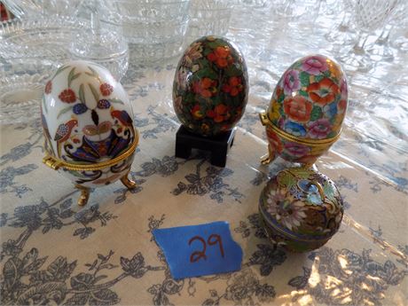 Decorative Eggs, Trinket Eggs