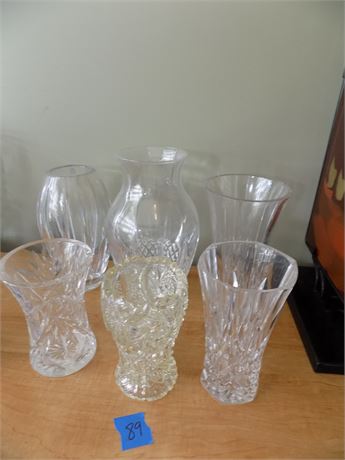 Crystal and Glass Vases
