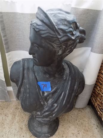 Vintage Stone Bust Sculpture