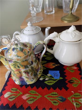 Vintage Teapots, Royal Danube, I. Godinger & Co