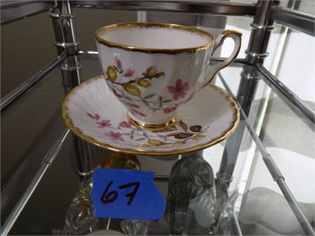 Fine Bone China Royal Ardalt Tea Cup and Saucer