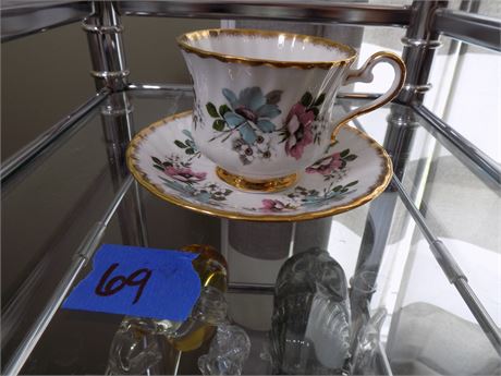 Fine Bone China Royal Ardalt Tea Cup and Saucer