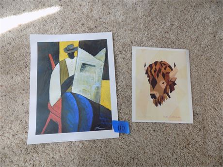 Joseph Holsten "Grabbin' the Headlines" print, Earl Livermore Print
