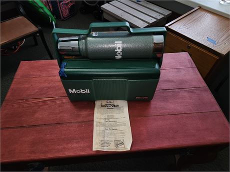 Stanley Mobil Oil Lunch Box and Thermos