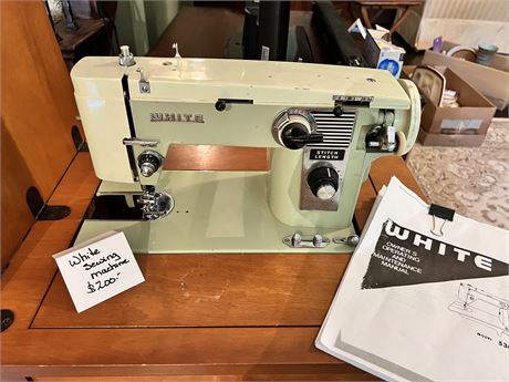 White Sewing Machine