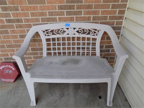 Plastic Outdoor Bench