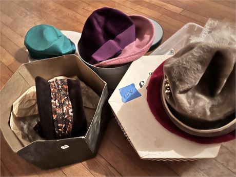 Vintage Hats and Hat Boxes
