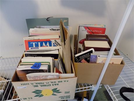 Book, Magazine Lot, Postage Stamp Catalog