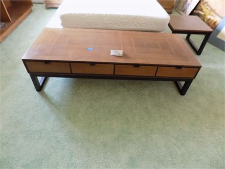 Vintage Mid-Century Stanley Lowboy Credenza, Pull Out Drawers