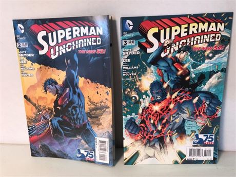 2 Superman Unchained Comics