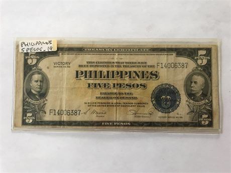 US/Philippines 5 Pesos