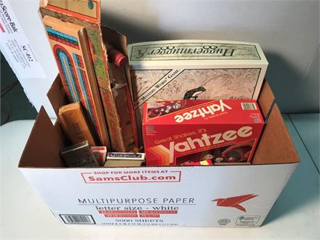 Box Lot of Misc. Games