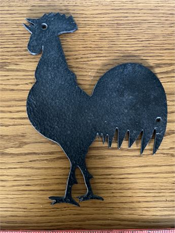 Cast Iron Wall Hanging Rooster