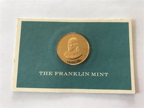 1976 The Franklin Mint Coin/Business Card