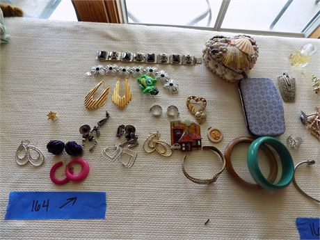 Jewelry Lot, (Necklace Stand Not Included)