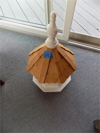 Large Wood Bird House Decor