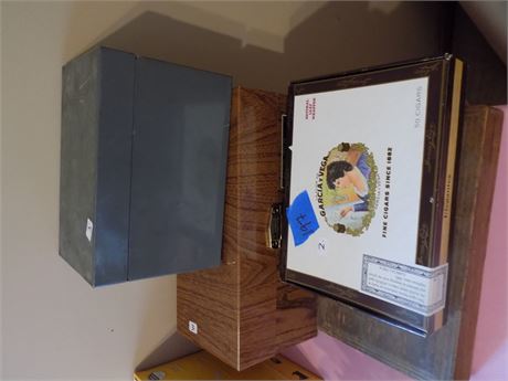 Miscellaneous Lot - Cigar and Safety Boxes