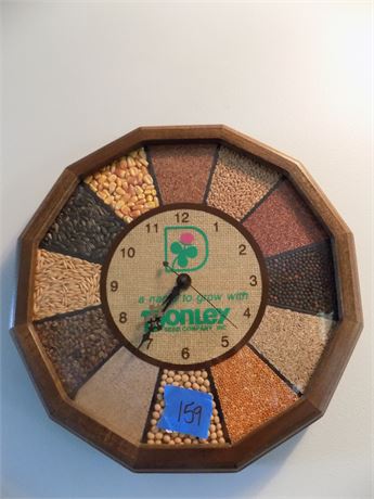 Wall Decor Clock, Donley Seed Company