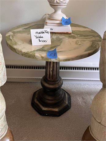 Marble Top Table