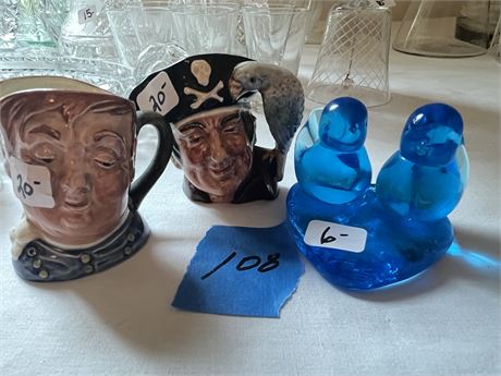 Miniature Toby Mugs