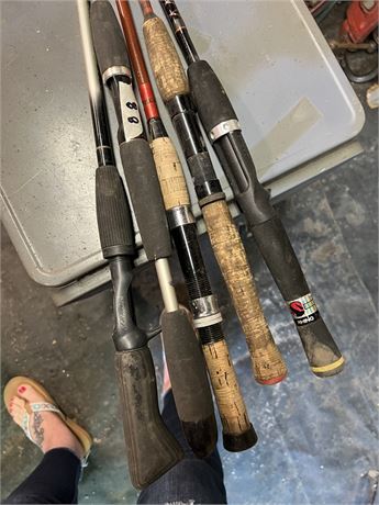5 Fishing Rods