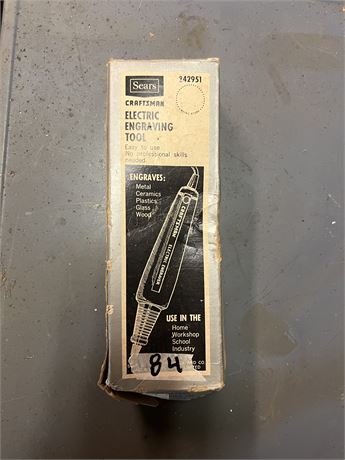 Craftsman Electric Engraver