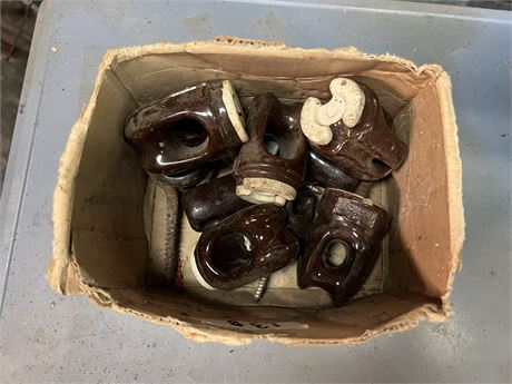 Vintage ceramic insulators