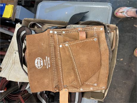 Miscellaneous tool belts.