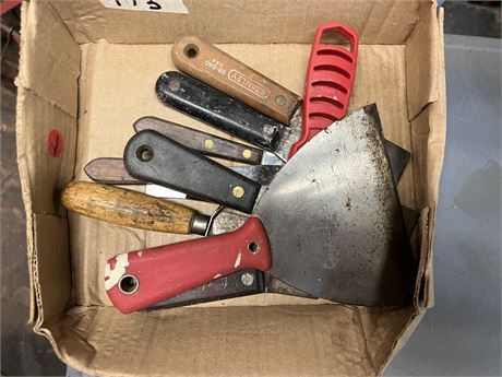 Box of putty knives