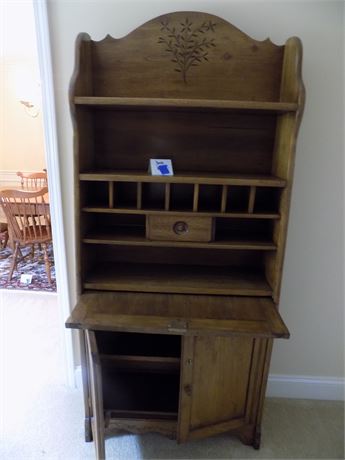 Beautiful Wood Desk Cabinet