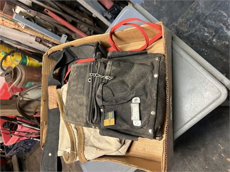 Miscellaneous tool belts.