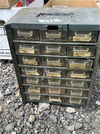 Parts organizer full.