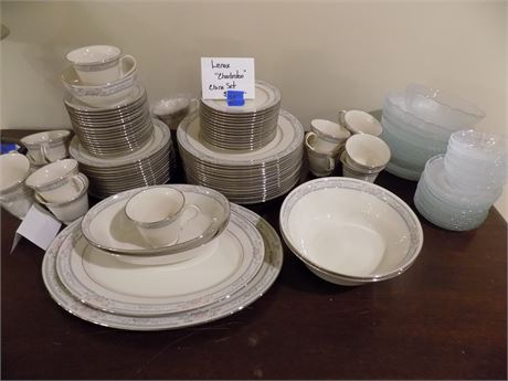 Lenox "Charleston" China Set, with Storage Bags
