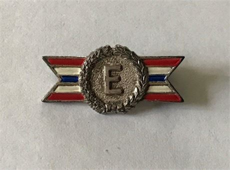 Army Navy Medal Stamped Sterling