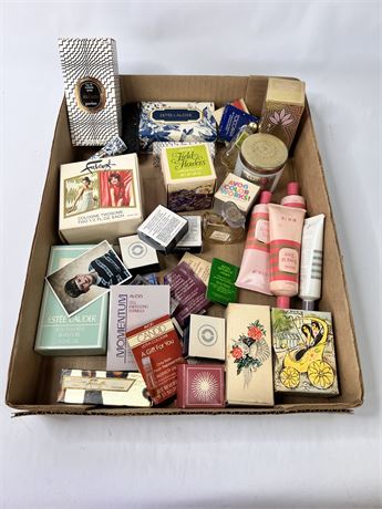 Vtg New Old Stock Ladies Perfume and Avon - 2 Flats