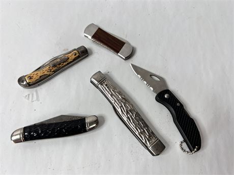 Lot of Pocket Knives