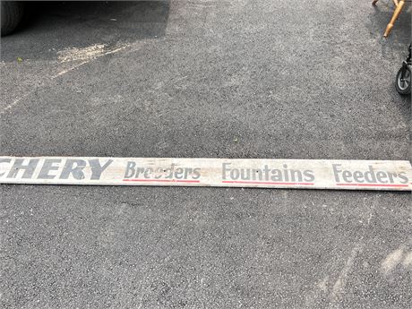 Partial Barn Sign - Missing the H