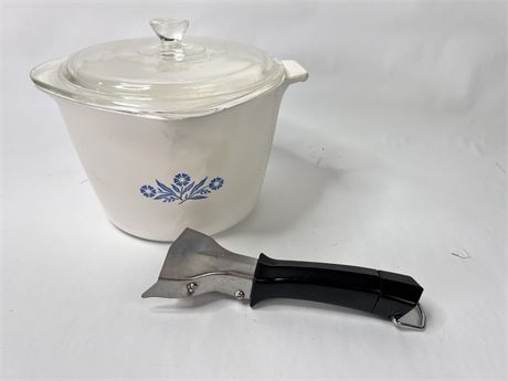 Corning Ware Sauce and Handle
