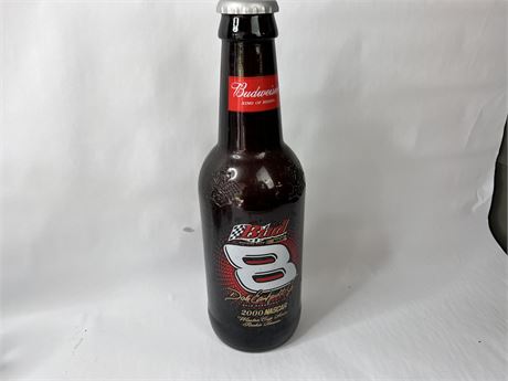 Budweiser Earnhardt Bottle Bar Decor Large 15" Tall