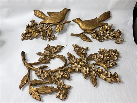 Vtg Bird Wall Hanging