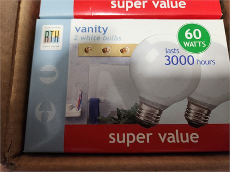 Six 2 packs of Vanity Bulbs. 12 total