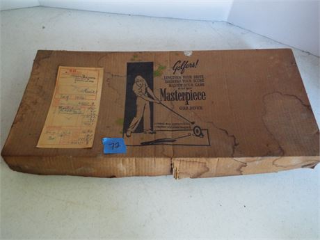 Vintage Masterpiece Golf Device